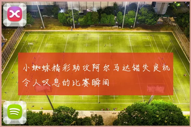 小蜘蛛精彩助攻阿尔马达错失良机令人叹息的比赛瞬间